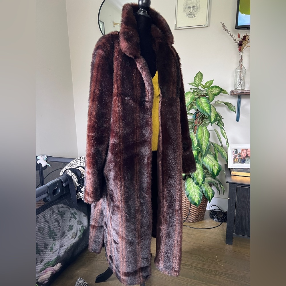 Dennis Basso Faux Fur Coat